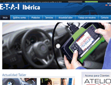 Tablet Screenshot of etai.es